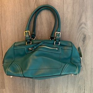 Coach Teal Leather Satchel - Rare